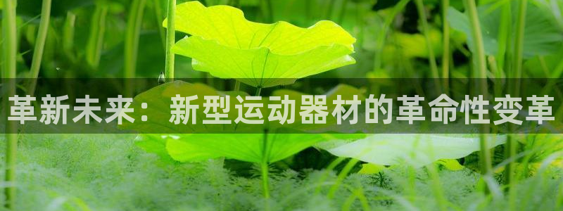 三亿体育官网下载联系电话:革新未来:新型运动器材的革命性变革