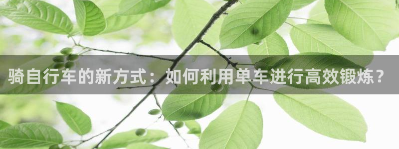 三亿体育官网下载平台是正规平台吗安全吗:骑自行车的新方式:如